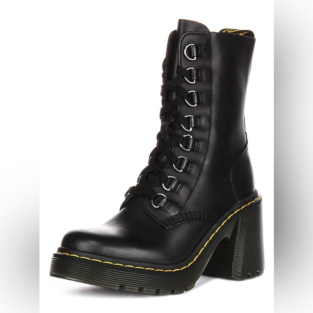 Dr. Martens Black High-Top Lace-Up Boots